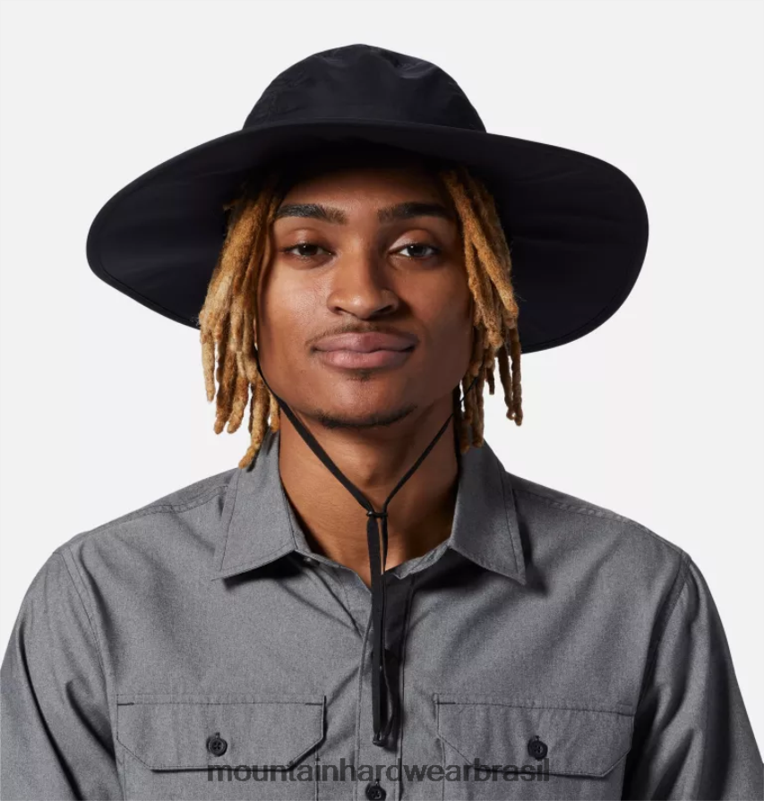 preto homens Mountain Hardwear exposição/2 chapéu de chuva gore-tex infinium acessórios AD28F6292 preto homens Mountain Hardwear exposição/2 chapéu de chuva gore-tex infinium acessórios AD28F6292