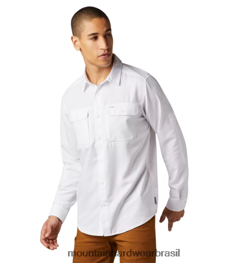 branco homens Mountain Hardwear camisa manga longa canyon topos AD28F6323 branco homens Mountain Hardwear camisa manga longa canyon topos AD28F6323