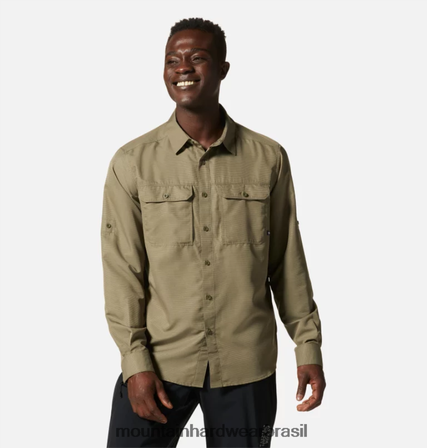 pedra verde homens Mountain Hardwear camisa manga longa canyon topos AD28F6324 pedra verde homens Mountain Hardwear camisa manga longa canyon topos AD28F6324