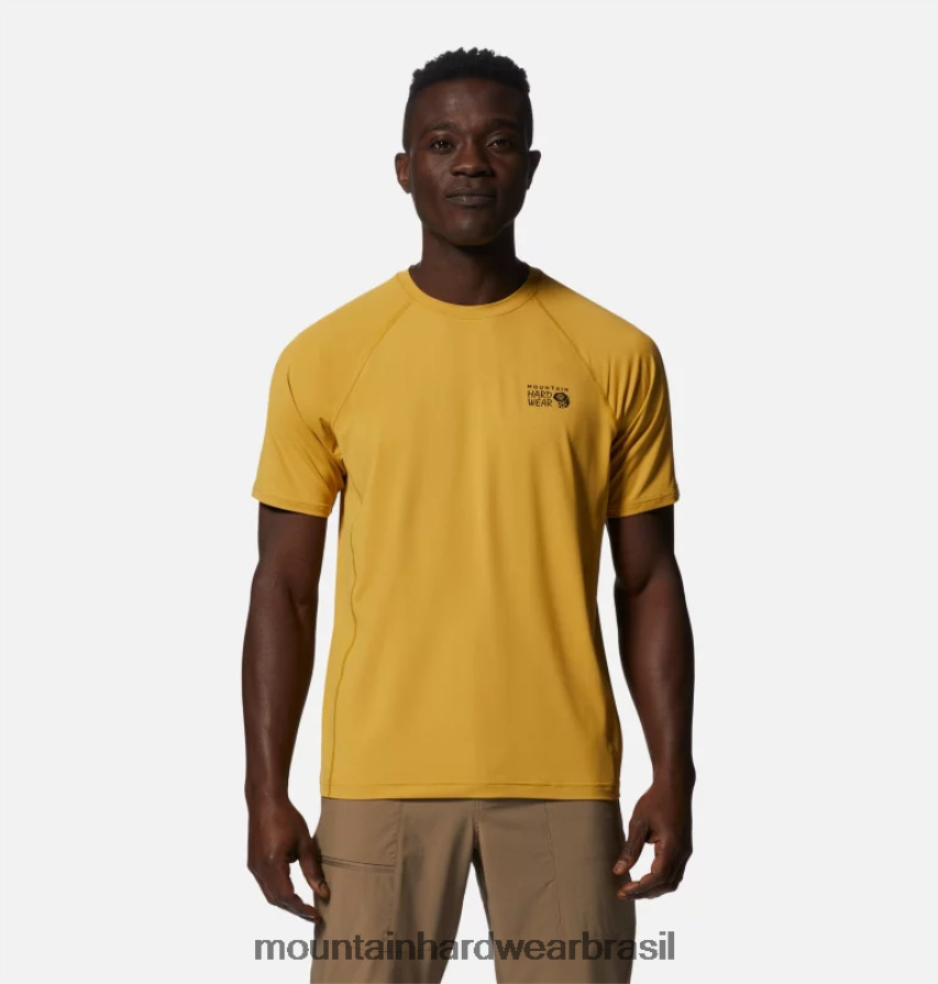 deserto amarelo homens Mountain Hardwear lago crater manga curta topos AD28F675 deserto amarelo homens Mountain Hardwear lago crater manga curta topos AD28F675