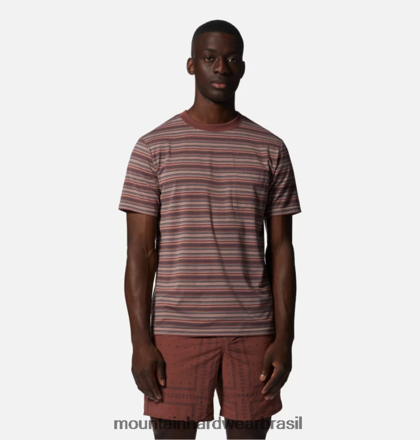 terra argilosa homens Mountain Hardwear manga curta de baixa exposição topos AD28F679 terra argilosa homens Mountain Hardwear manga curta de baixa exposição topos AD28F679