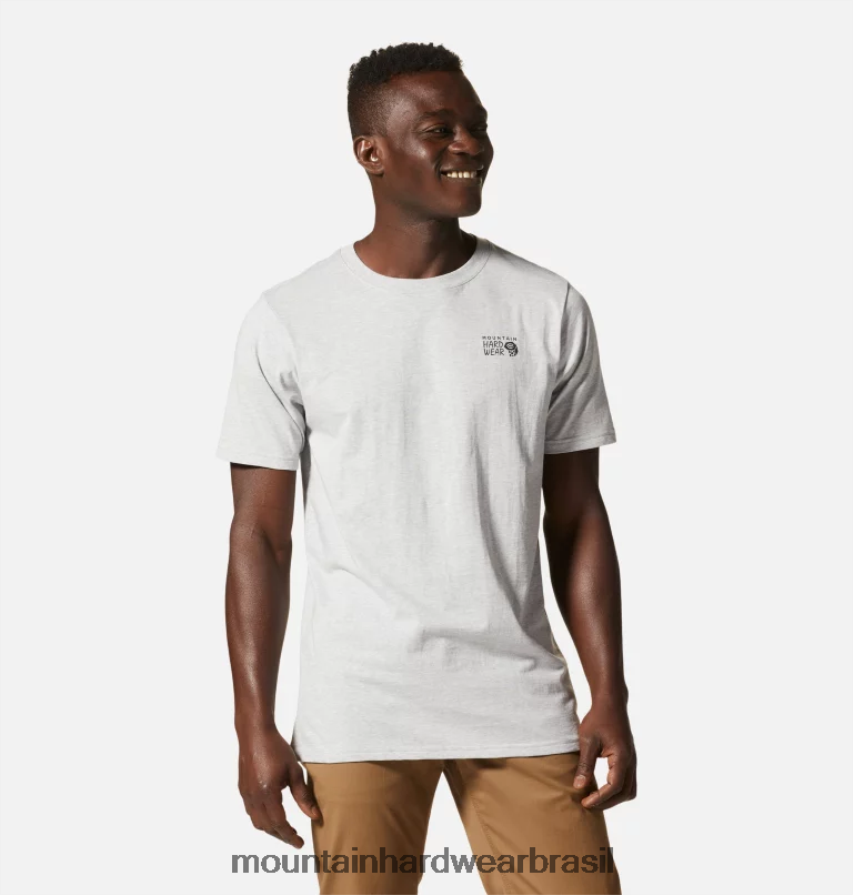 urze cinza homens Mountain Hardwear logotipo mhw em uma caixa de manga curta topos AD28F6346 urze cinza homens Mountain Hardwear logotipo mhw em uma caixa de manga curta topos AD28F6346