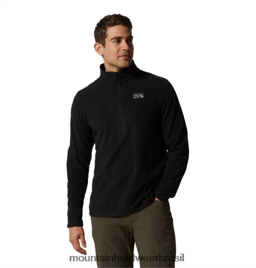 preto homens Mountain Hardwear microchill 2.0 1/2 zip topos AD28F6390 preto homens Mountain Hardwear microchill 2.0 1/2 zip topos AD28F6390
