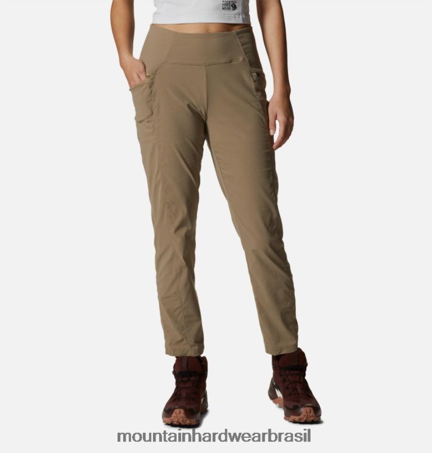 cáqui mulheres Mountain Hardwear calça cano alto cintura alta dynama partes inferiores AD28F6568 cáqui mulheres Mountain Hardwear calça cano alto cintura alta dynama partes inferiores AD28F6568