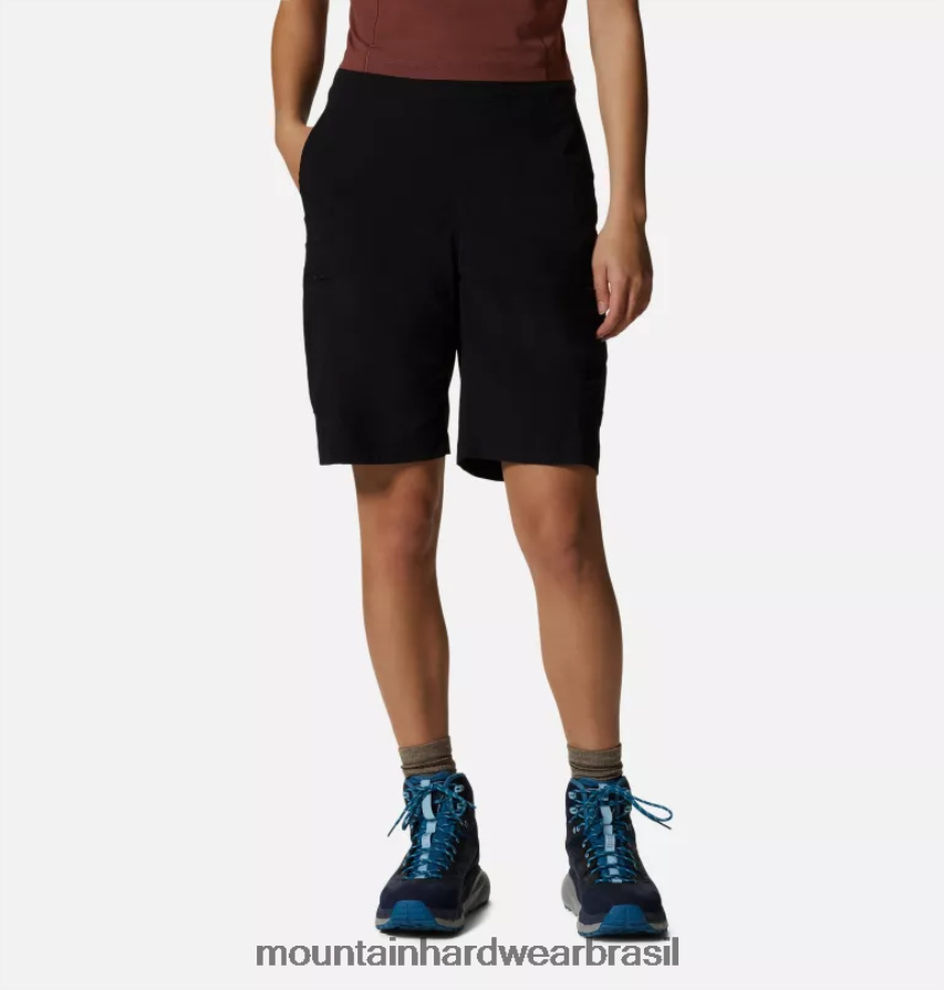 preto mulheres Mountain Hardwear bermuda cintura alta dynama partes inferiores AD28F6574 preto mulheres Mountain Hardwear bermuda cintura alta dynama partes inferiores AD28F6574